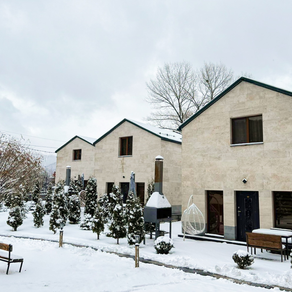 Cottages in Tsaghkadzor Winter